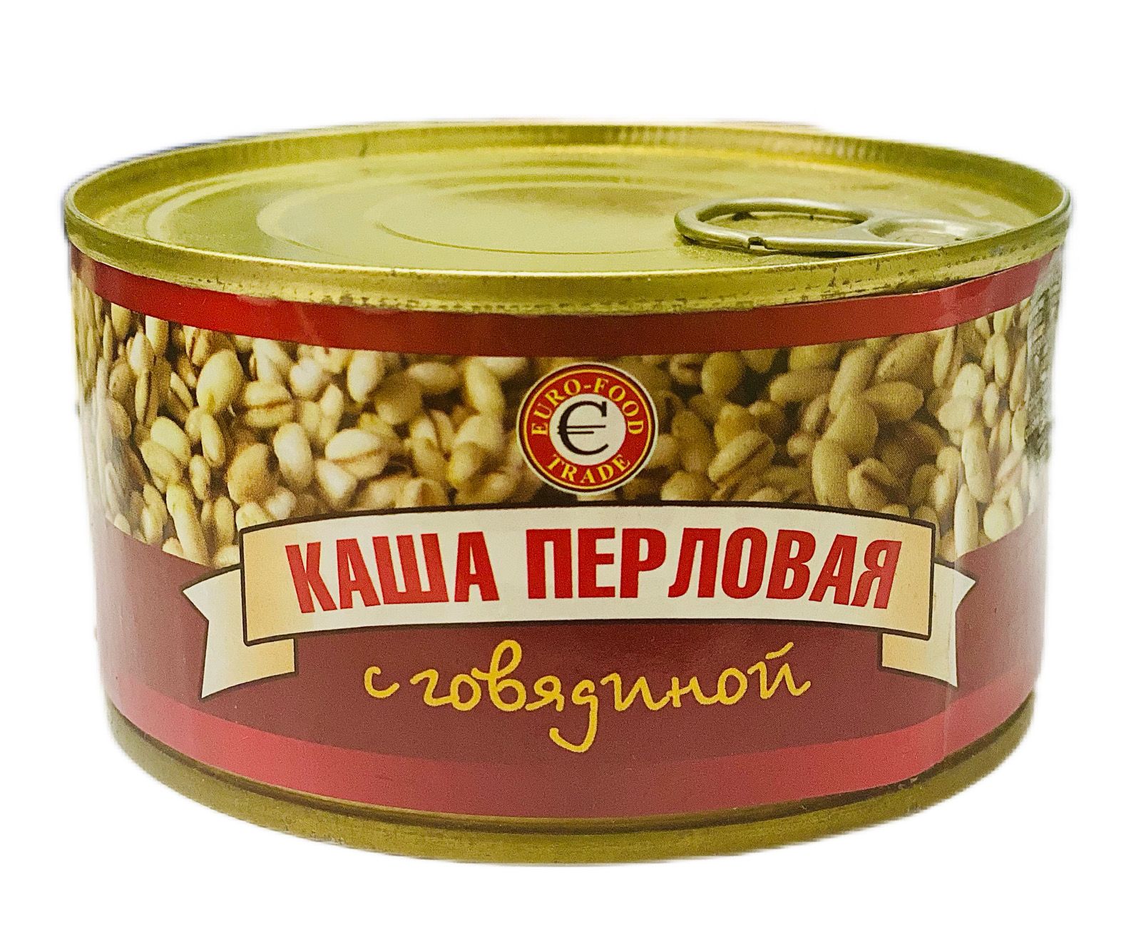 Каша перловая с говядиной EUROFOOD 325g